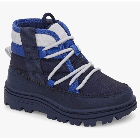 Carter's Unisex-Child Boot Size 11 Blue Fallon Fashion toddler - Picture 3 of 9
